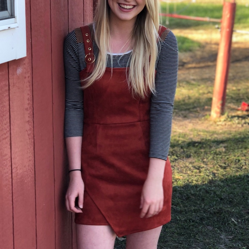 Velvet Sleeveless Overall Dress